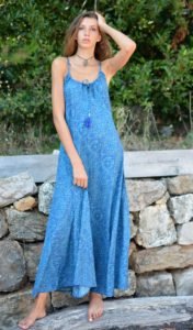 robe longue fines bretelles