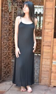 robe longue noir