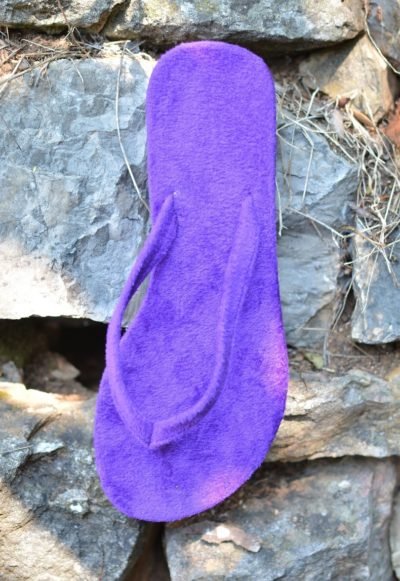 Tongs en velours Accessoire de plage beachwear
