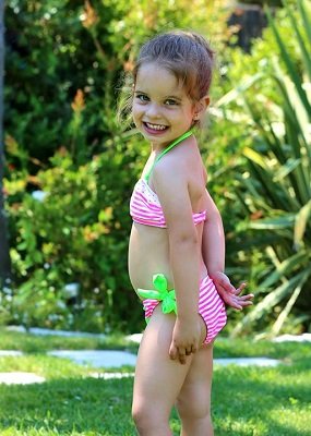 Maillot de bain bandeau du 4 au 10 ans Enfants maillot de bain bandeau