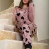 Pyjama coeur en coton modal IDEES SAINT VALENTIN coeur
