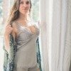 Ensemble short et caraco en satin IDEES SAINT VALENTIN ensemble short