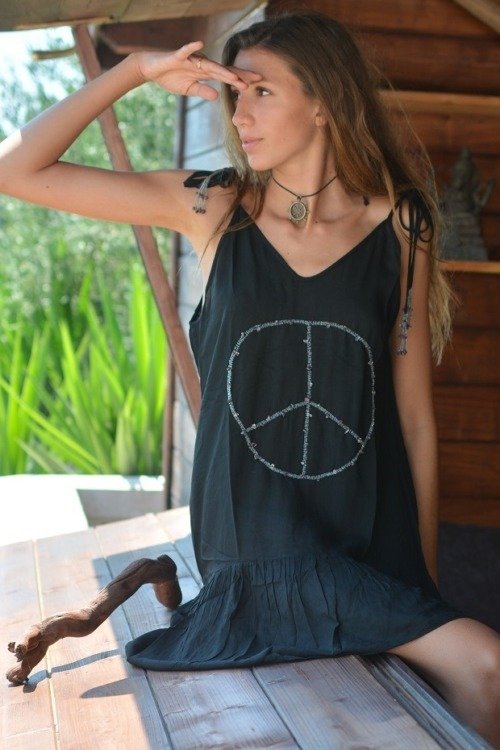 Robe boho chic peace and love L'ETE A -50% Peace and love