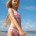 Maillot de bain bandeau Liberty pour fillette