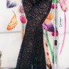 Pantalon fluide en dentelle noire La plage dentelle noire