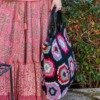 Sac crocheté années sixties Cabas crochet