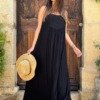 Robe longue ample noire