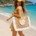 Sac de plage en jute et cauris