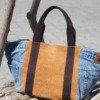 Grand sac franges JEAN & DAIM KARL LAGERFELD Cabas boho chic