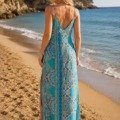 Robe fines bretelles Moorea La plage made in france Robe fines bretelles Moorea La plage made in france
