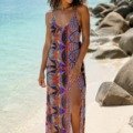 Robe longue en voile SAVANE La plage made in france