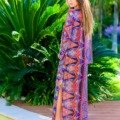 Robe longue en voile SAVANE La plage made in france Robe longue en voile SAVANE La plage made in france