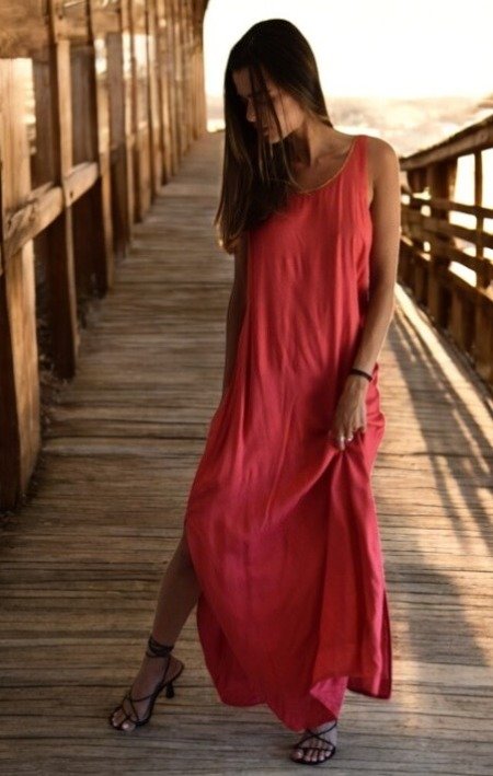 Robe longue tendance chic PALOMA L'ETE EN SOLDE bohème chic