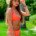 Maillot de bain triangle Mandarine et son tanga