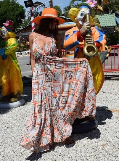 robe longue dos nu