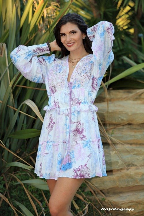 La robe tunique boho chic Purple Mode boheme