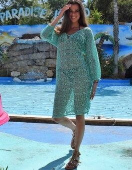 La robe tunique 100% plage couleur sucrée La plage boheme