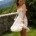 Petite robe courte boho chic