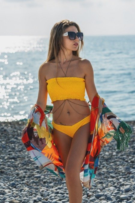 Maillot de bain bustier bandeau Maillot de bain maillot de bain 2 pieces