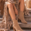 Boots santiag couleur taupe Les chaussures boots