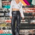 Pantalon huilé poches plates Les SOLDES D'HIVER chic