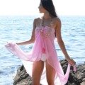 Paréo ombré 100% voile de coton Accessoire de plage 100% coton