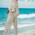 Le pantalon de plage en crochet La plage 100% coton