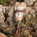 kaftan-tunique tie and dye La plage beachwear