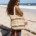 Grand sac en toile bohème