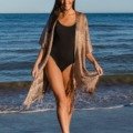 Maillot de bain 1 pièce noir et doré Maillot de bain Maillot de bain 1 pièce