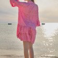 Robe chemise ample avec lurex Les nouveautés 100% viscose
