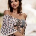 Ensemble jupe « Esmeralda » en soie imprimée Jupes boheme