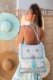 Pochette boho style pour téléphone Cuir et daim cuir véritable