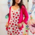 Nuisette coeur au doux lycra IDEES SAINT VALENTIN coeur