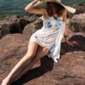 Paréo DOAÏ 100% coton Accessoire de plage 100% coton