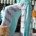 Pantalon fluide aux pattes d'eph