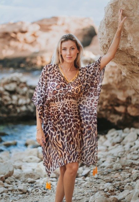 Robe tunique 100% coton pour la plage La Isla Bonita boheme