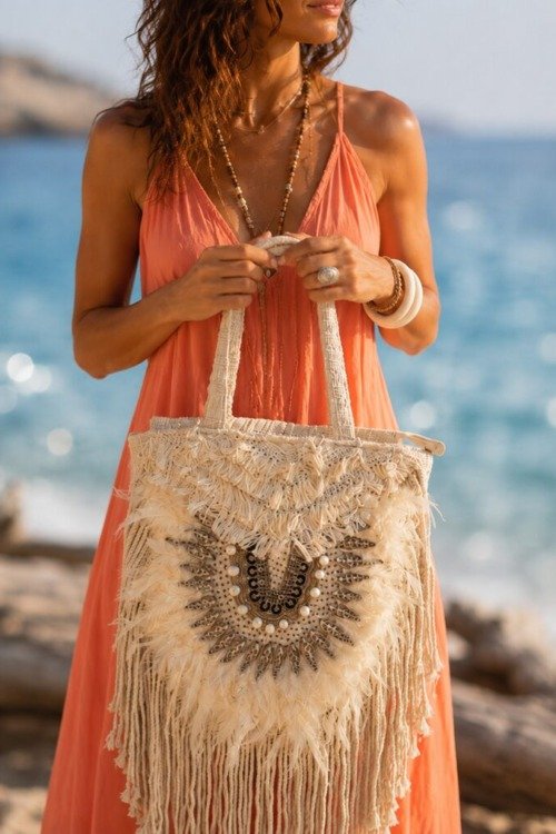 Grand sac boho chic Gipsy Cabas boho chic