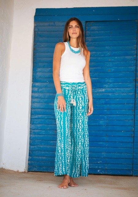 Pantalon fluide à motifs de la Isla Bonita La Isla Bonita ensemble pantalon