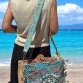 Grand sac d’été bandoulière Boho chic Cabas boheme