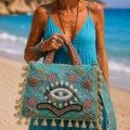 Grand sac d’été bandoulière Boho chic Cabas boheme Grand sac d’été bandoulière Boho chic Cabas boheme