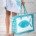 Grand sac de plage en toile thème Poisson