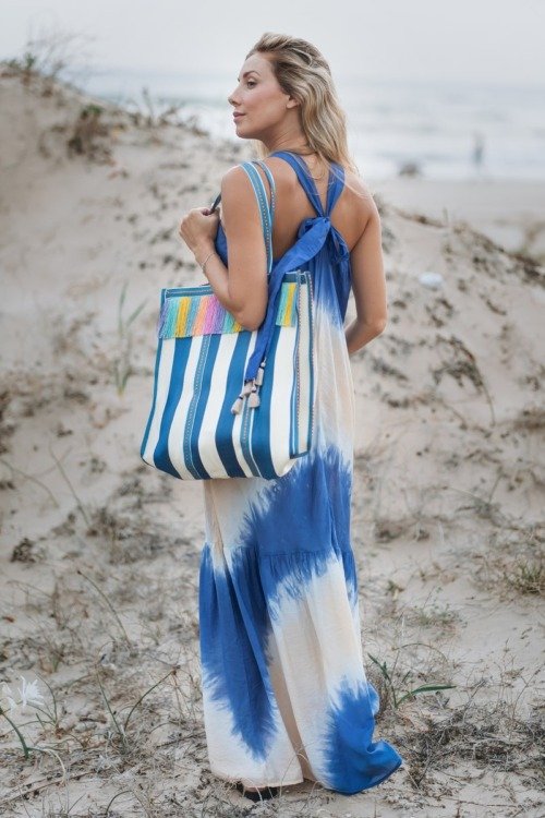 Robe dos nu tie and dye de La Isla Bonita La Isla Bonita bohème chic