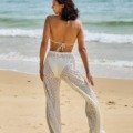 Pantalon de plage brodé Les nouveautés pantalon de plage
