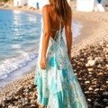 Robe dos nu asymétrique de La Isla Bonita La Isla Bonita bohème chic Robe dos nu asymétrique de La Isla Bonita La Isla Bonita bohème chic