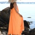 Robe longue bohème chic au dos nu Les nouveautés robe bohème