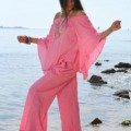 Blouse boho-style de couleur La plage blouse