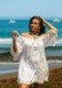 Tunique bohème en dentelle crochetée La plage bohème chic