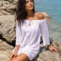 Tunique bohème en dentelle crochetée La plage bohème chic Tunique bohème en dentelle crochetée La plage bohème chic