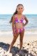 Maillot de bain floral forme bandeau Maillot de bain maillot de bain 2 pieces